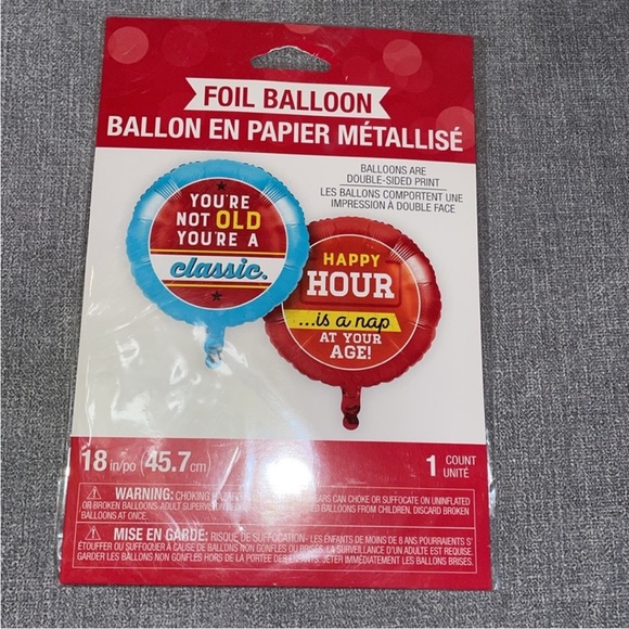 Creative Converting Old Age Humor
Metallic Balloon 18" - Picture 4 of 5